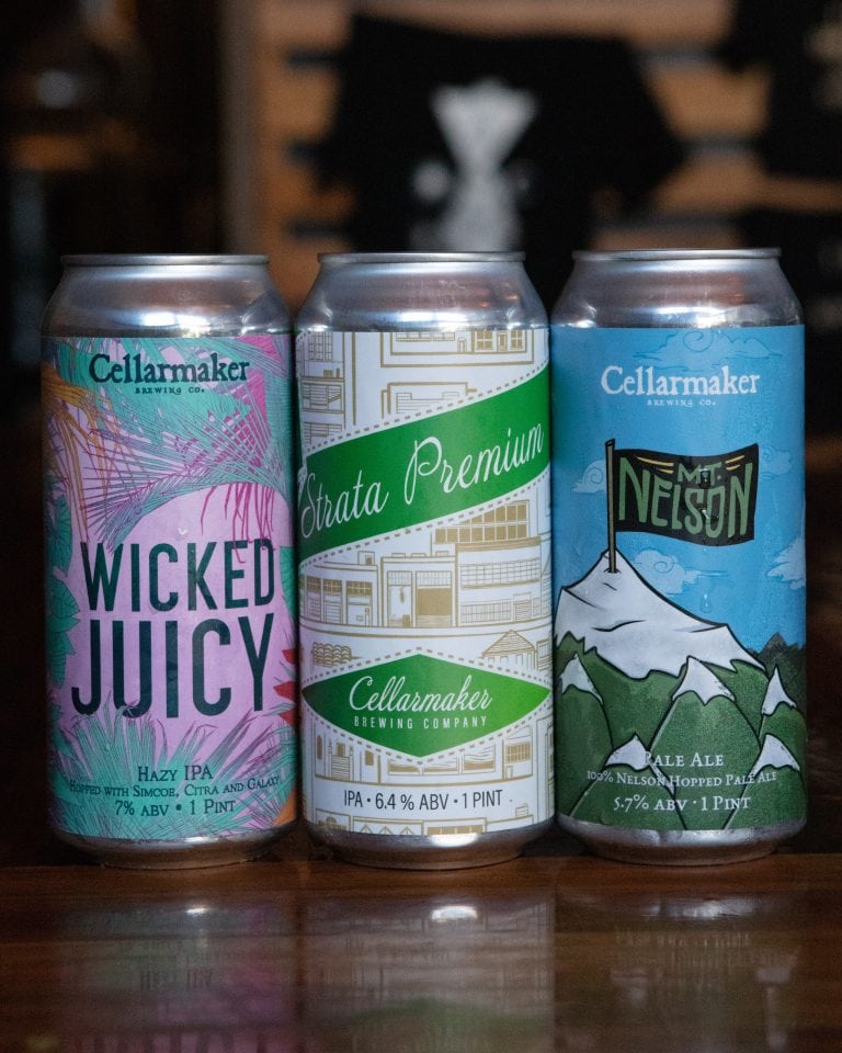Mt Nelson Pale Ale, Wicked Juicy IPA, Strata Premium Wet HOP IPA