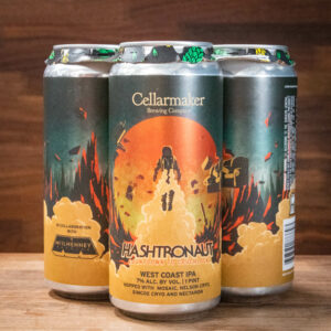 “Hashtronaut” West Coast IPA Collab With McIlhenney Brewing 4pk