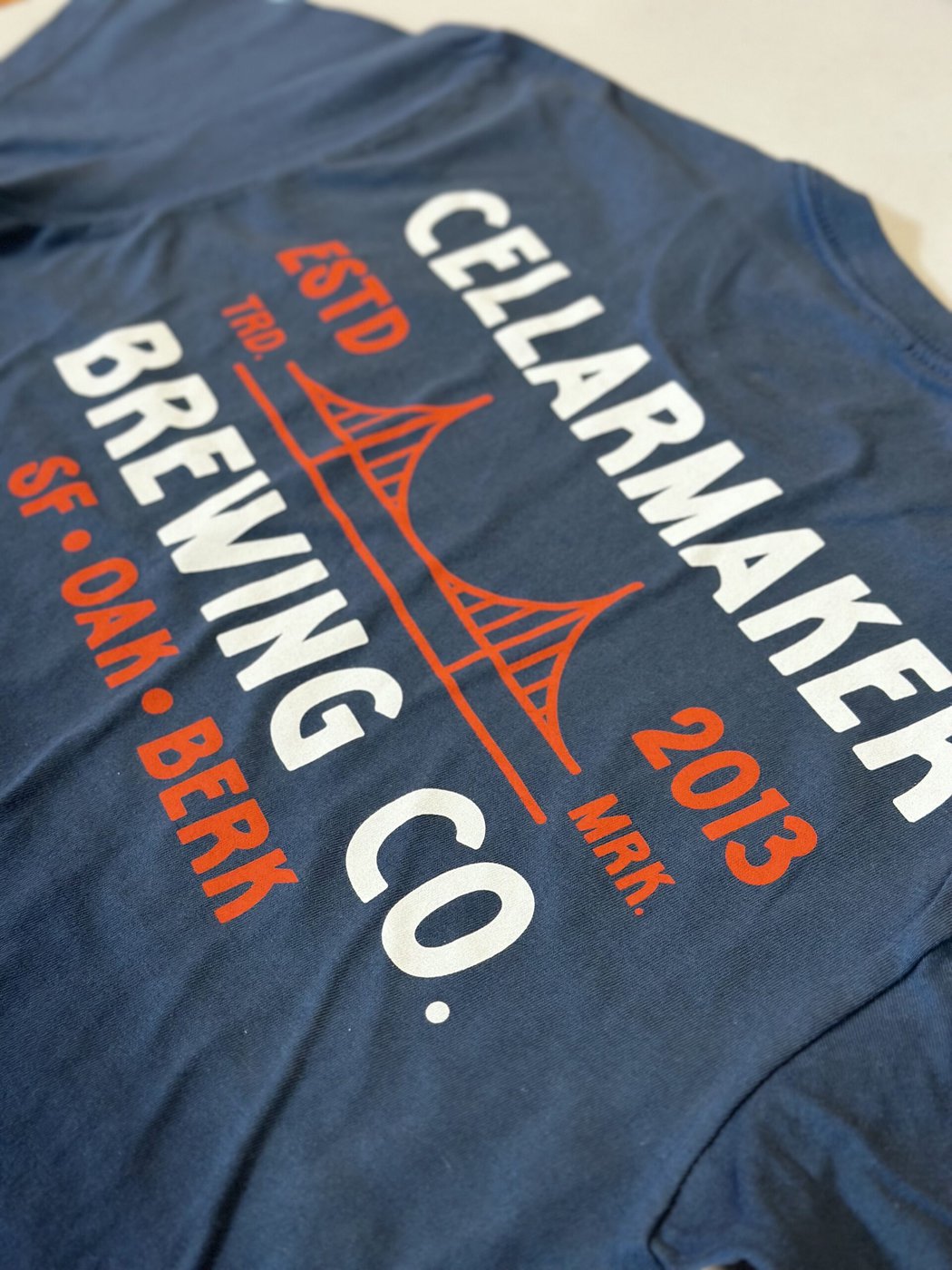 Cellarmaker Classic Blue Tee - Cellarmaker Brewing Company