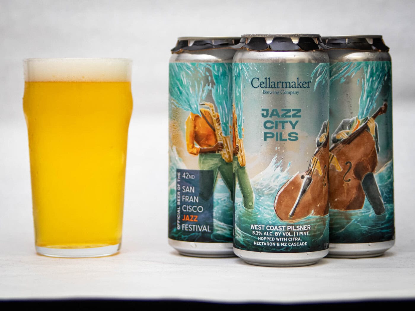 Jazz City Pils Draft And Cans